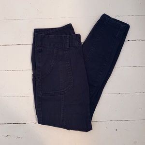 Prana Gray Cargo/Utility Skinny Pants
